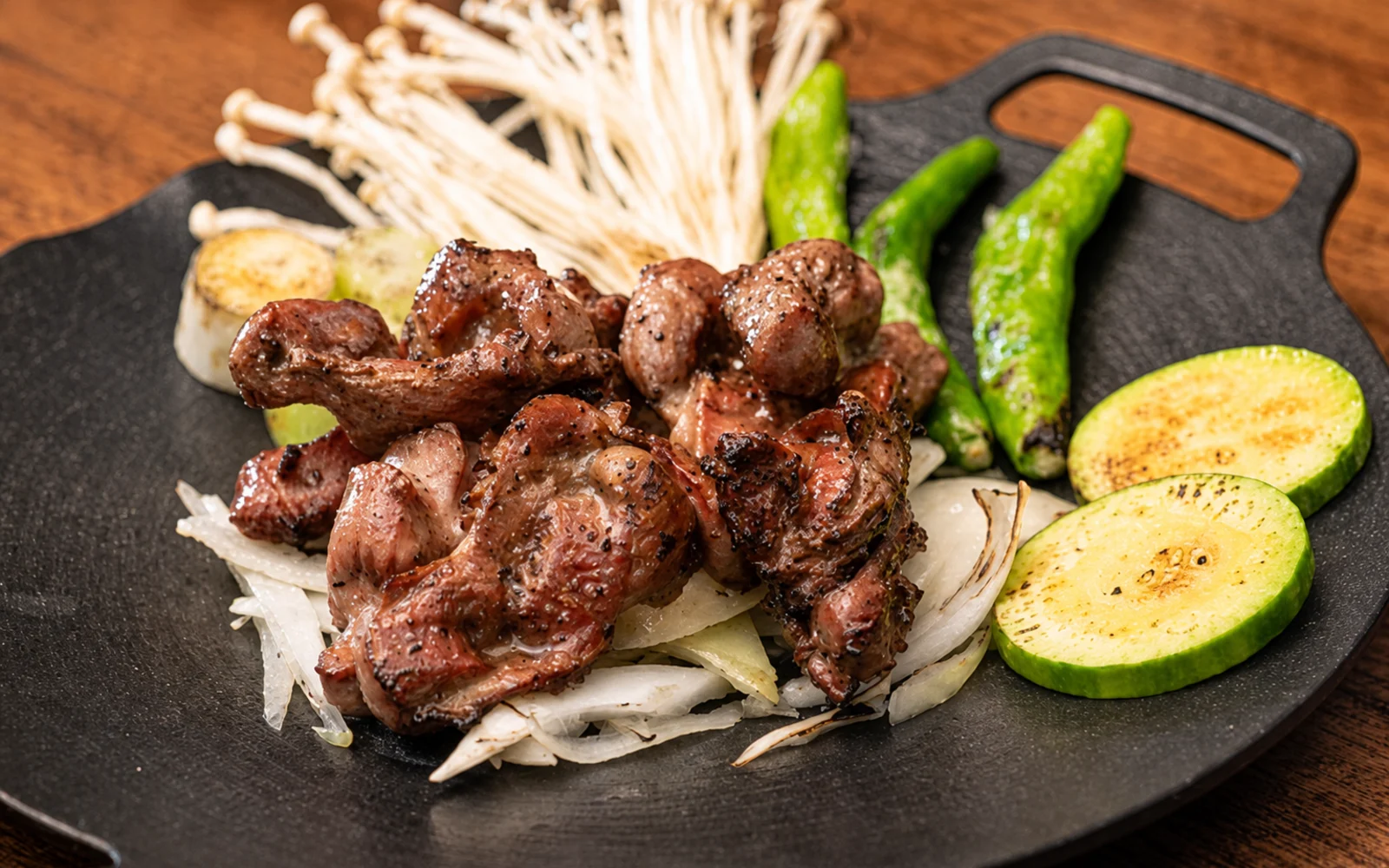 Chicken gizzard zaruyaki