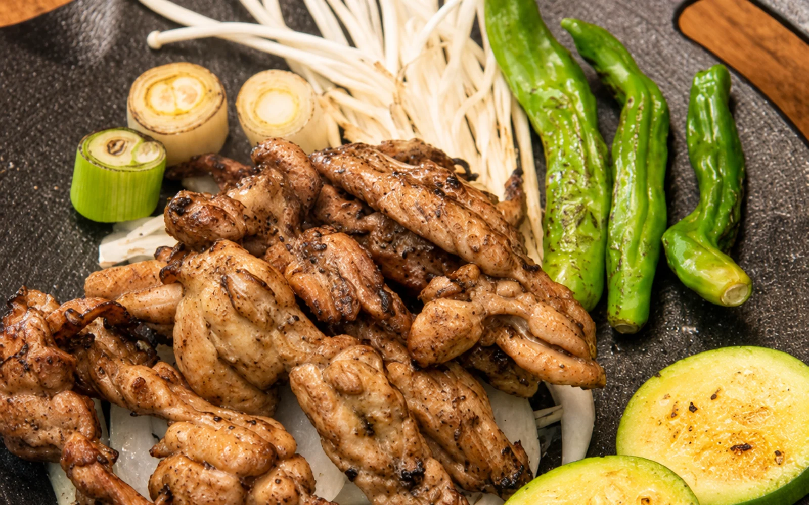 Chicken neck zaruyaki